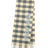 WACKY WILLY CHECK PATTERN WOVEN MUFFLER
