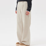 [GISELLE着用] WOMEN'S PEACH COTTON PIN TUCK PANTS