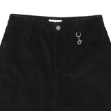 WOMEN'S CORDUROY SEMI-WIDE FIT PANTS