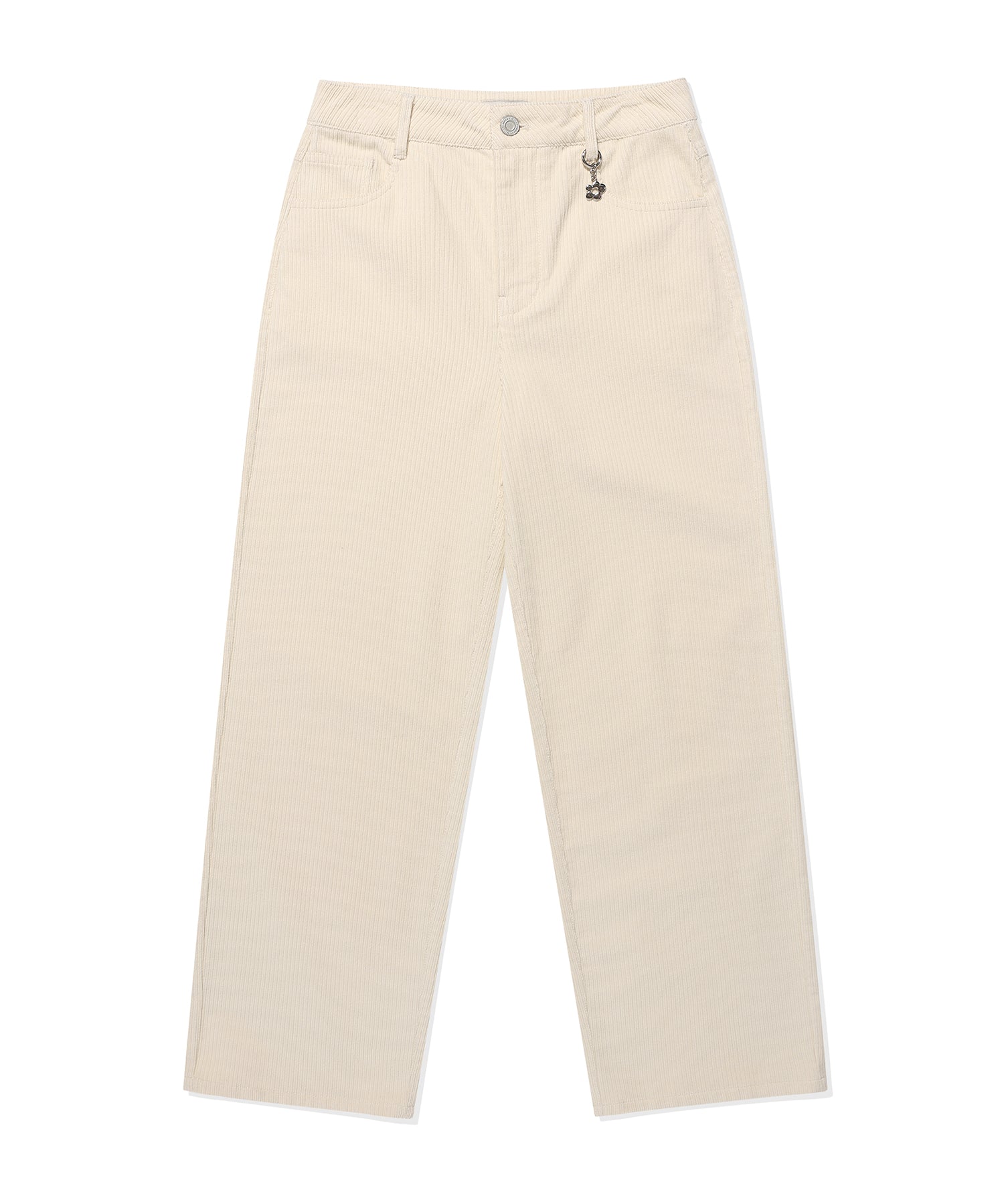 WOMEN'S CORDUROY SEMI-WIDE FIT PANTS