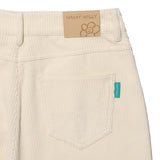 WOMEN'S CORDUROY SEMI-WIDE FIT PANTS