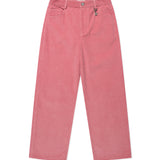 WOMEN'S CORDUROY SEMI-WIDE FIT PANTS