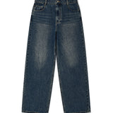 [GISELLE着用] WOMEN'S SEMI-WIDE DENIM PANTS