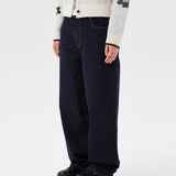 [GISELLE着用] WOMEN'S SEMI-WIDE DENIM PANTS