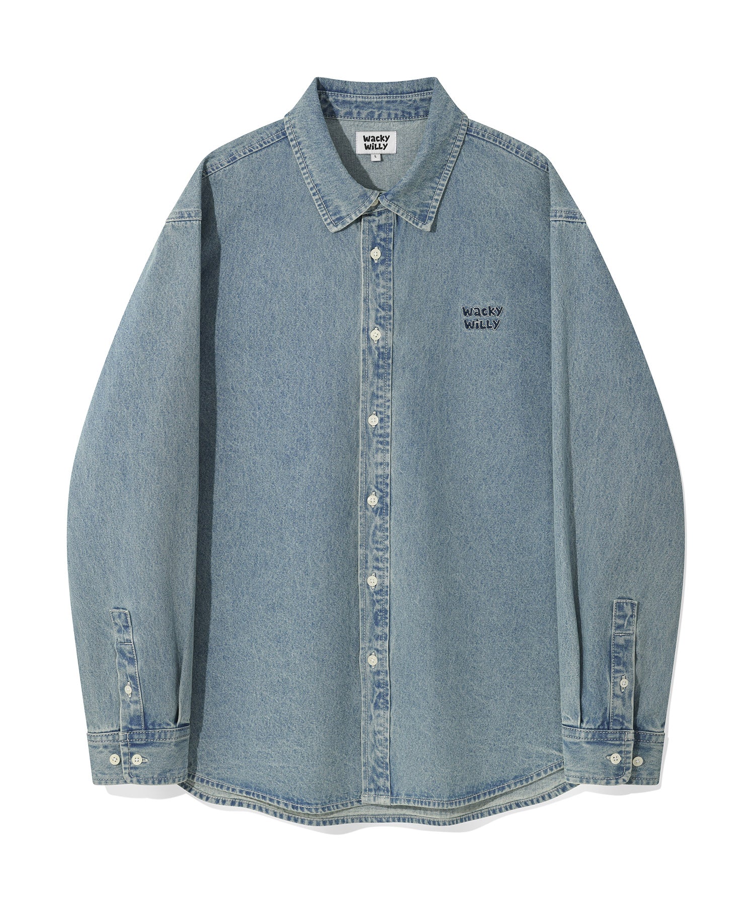 DENIM LONG SLEEVE SHIRT