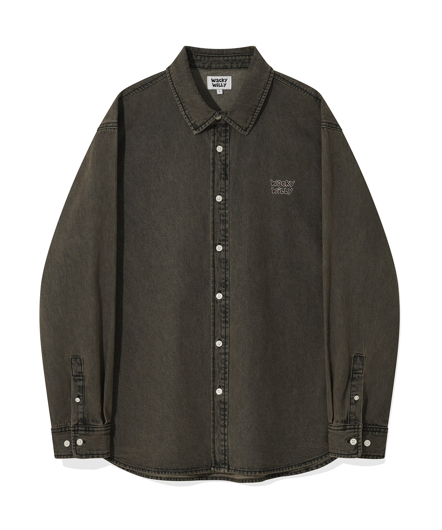 DENIM LONG SLEEVE SHIRT