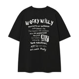 TYPO ARTWORK POINT SHORT SLEEVE T-SHIRT