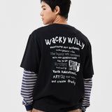 TYPO ARTWORK POINT SHORT SLEEVE T-SHIRT