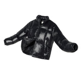 [GISELLE着用] WOMEN'S GLOSSY DOWN SHORT PUFFER