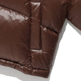 [GISELLE着用] WOMEN'S GLOSSY DOWN SHORT PUFFER