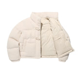 [GISELLE着用] WOMEN'S FLEECE TOGGLE SHORT LENGTH DOWN JUMPER