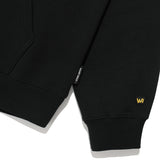 FLEECE FRONT TYPO GRAPHIC HOODIE SWEATSHIRT