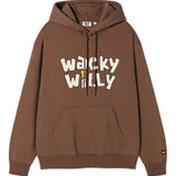 FLEECE FRONT TYPO GRAPHIC HOODIE SWEATSHIRT