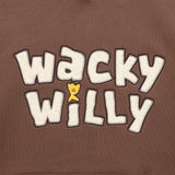 FLEECE FRONT TYPO GRAPHIC HOODIE SWEATSHIRT