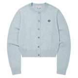 [26SS] WOMEN'S LILY WAPPEN ROUND NECK CARDIGAN