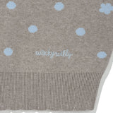 [GISELLE着用] WOMEN'S LILY DOT ROUND NECK CARDIGAN