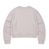 [26SS] WOMEN'S LILY WAPPEN CROP MAN-TO-MAN