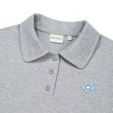 [GISELLE着用] WOMEN'S COLLAR HALF BUTTON-UP MAN-TO-MAN