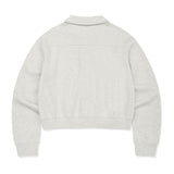 [GISELLE着用] WOMEN'S COLLAR HALF BUTTON-UP MAN-TO-MAN