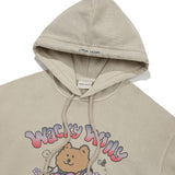 WOMEN'S GRAPHIC SEMI-OVER HOODIE