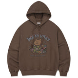 WOMEN'S GRAPHIC SEMI-OVER HOODIE