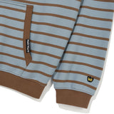 [予約販売/3月下旬入庫予定] FRONT POINT STRIPE HOODED ZIP-UP