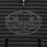 [予約販売/3月下旬入庫予定] FRONT POINT STRIPE HOODED ZIP-UP