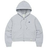 [26SS] WOMEN'S LILY WAPPEN CROP HOODED ZIP-UP