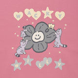 WOMEN'S GRAPHIC SEMI-OVER HOODED ZIP-UP