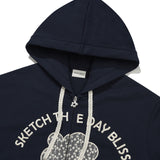 [GISELLE着用] WOMEN'S LILY APPLIQUE OVERFIT HOODED ZIP-UP
