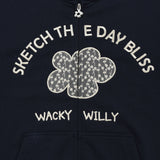 [GISELLE着用] WOMEN'S LILY APPLIQUE OVERFIT HOODED ZIP-UP