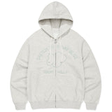 [GISELLE着用] WOMEN'S LILY APPLIQUE OVERFIT HOODED ZIP-UP
