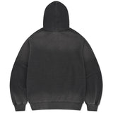 [GISELLE着用] WOMEN'S BIG LILY DENIM WASH OVERFIT HOODED ZIP-UP