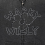 [GISELLE着用] WOMEN'S BIG LILY DENIM WASH OVERFIT HOODED ZIP-UP