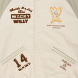 PATCHWORK GRAPHIC VARSITY JACKET