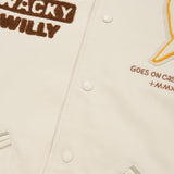 PATCHWORK GRAPHIC VARSITY JACKET