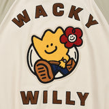 PATCHWORK GRAPHIC VARSITY JACKET