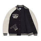 PATCHWORK GRAPHIC VARSITY JACKET