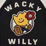 PATCHWORK GRAPHIC VARSITY JACKET