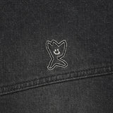 GRAPHIC DENIM HOODED JUMPER