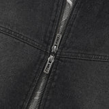 GRAPHIC DENIM HOODED JUMPER