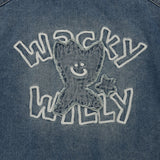 GRAPHIC DENIM HOODED JUMPER