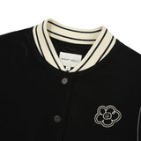 [GISELLE着用] WOMEN'S VELVET-LIKE VARSITY JACKET