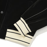 [GISELLE着用] WOMEN'S VELVET-LIKE VARSITY JACKET