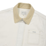 WOMEN'S COLLARLESS DENIM WORK JACKET