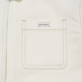 WOMEN'S COLLARLESS DENIM WORK JACKET