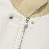 WOMEN'S COLLARLESS DENIM WORK JACKET