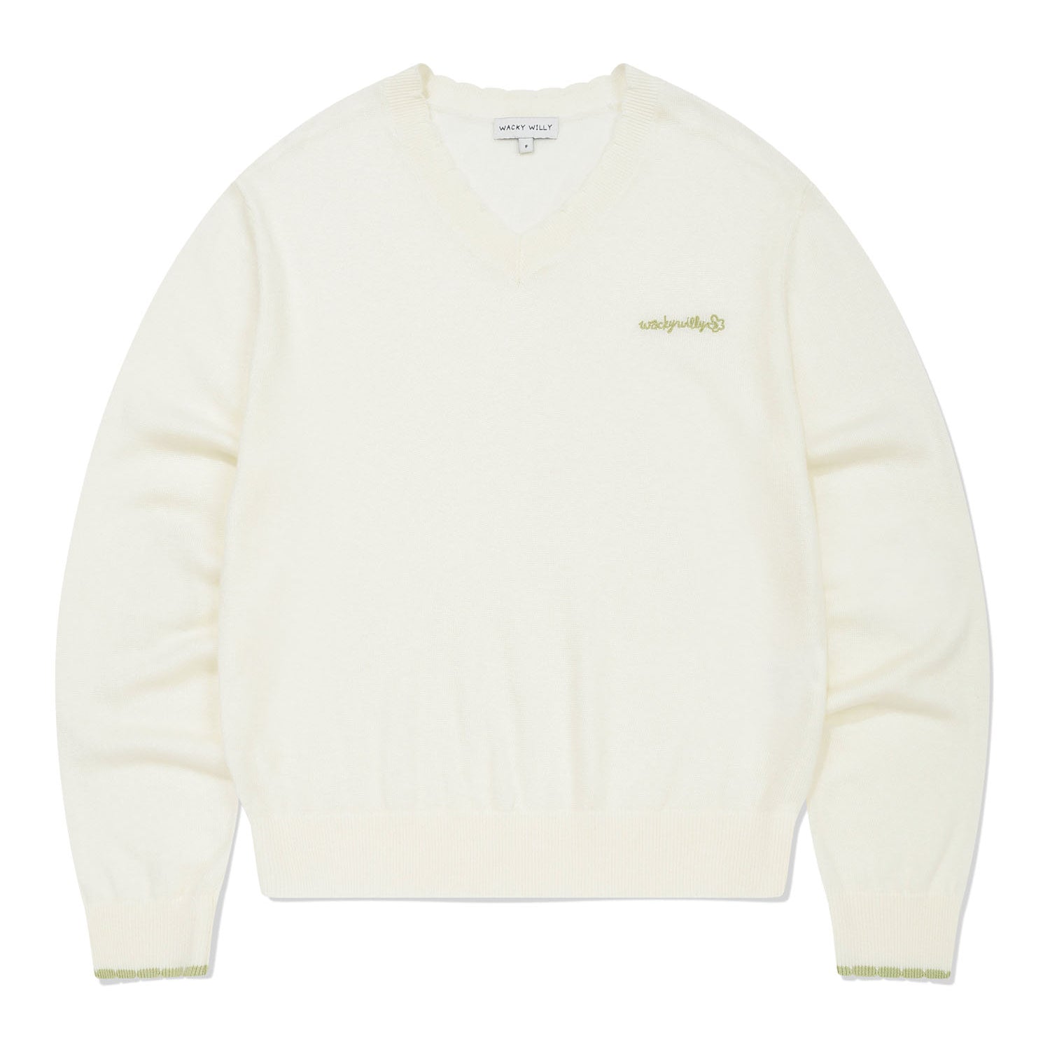 WOMEN'S LILY POINT V-NECK PULLOVER CREAM