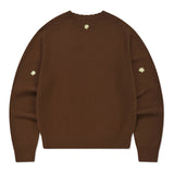 [GISELLE着用] WOMEN'S LILY DOT V-NECK PULLOVER BROWN