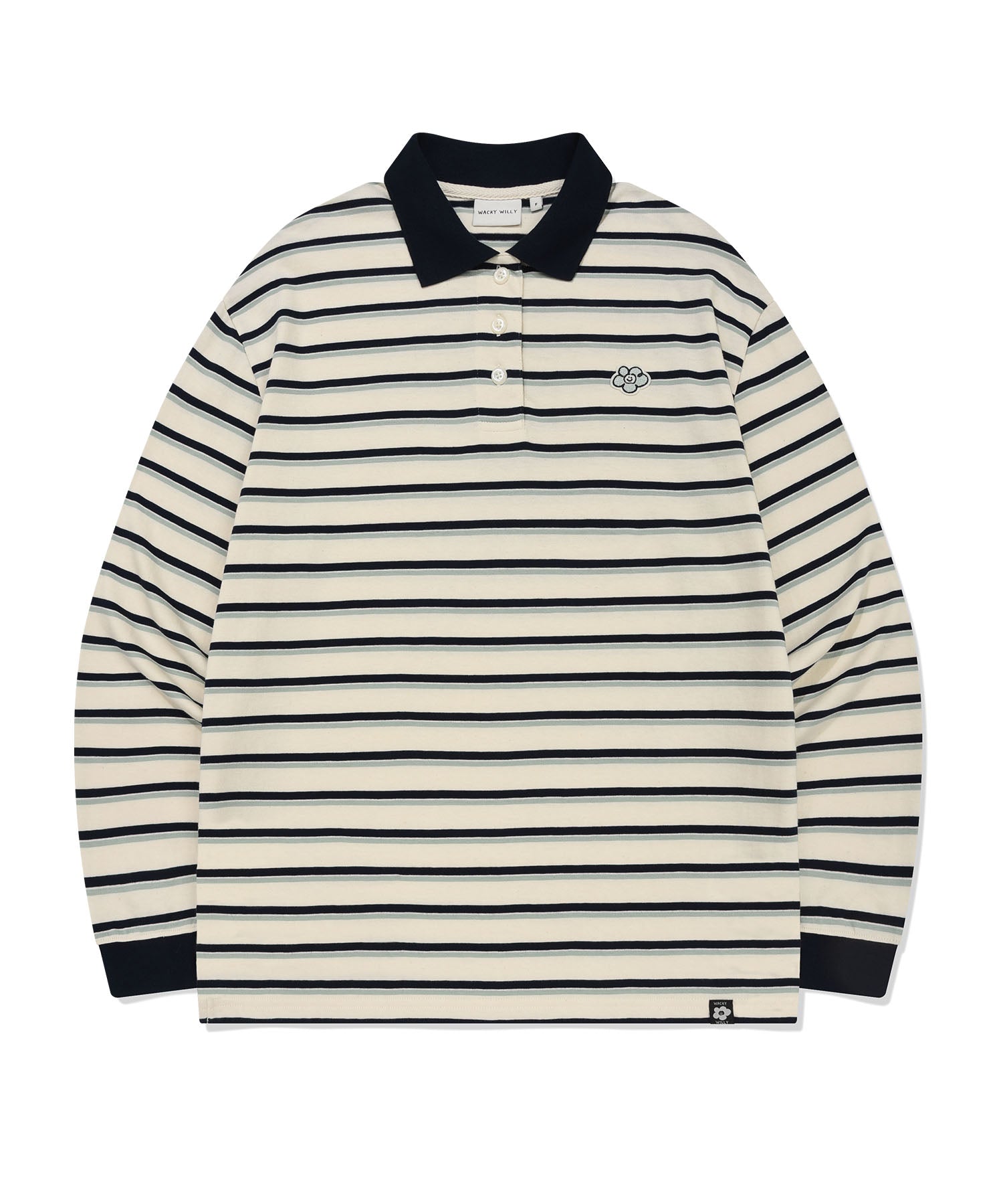 [GISELLE着用] WOMEN'S RUGBY STRIPE LONG SLEEVE